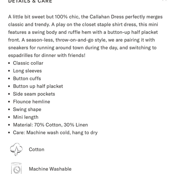 ⭐️Tuckernuck The Callahan Dress Chambray Medium⭐️ - Picture 4 of 8